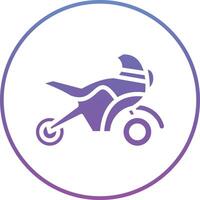 Rennen Fahrrad Vektor Symbol