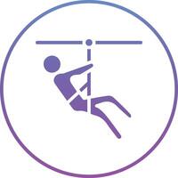 Zipline Vektor Symbol