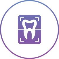 Zahn Röntgen Vektor Symbol
