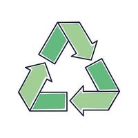 Pfeile recyceln Symbol vektor