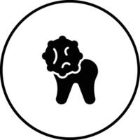 Zahn Infektion Vektor Symbol
