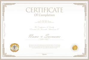 Certifikat vektor