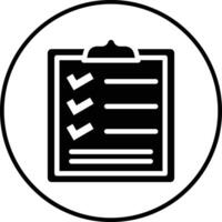 Checkliste Vektor Icon