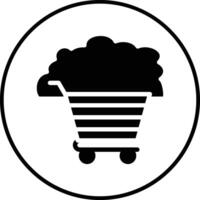 Wolke Wagen Vektor Symbol