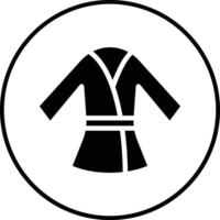 Bademantel-Vektor-Symbol vektor