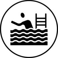 Schwimmen-Vektor-Symbol vektor