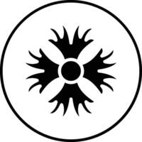 gesäumt Dianthus Vektor Symbol