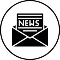 Newsletter-Vektorsymbol vektor