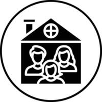 Familie Zuhause Vektor Symbol