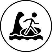 Surfen-Vektor-Symbol vektor