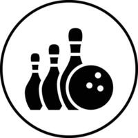 Bowling-Vektor-Symbol vektor