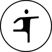 Gymnastik Vektor Symbol