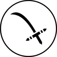 Spiel Schwert Vektor Symbol