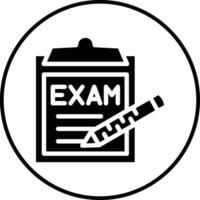 examen vektor ikon