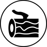 Baum Log Vektor Symbol