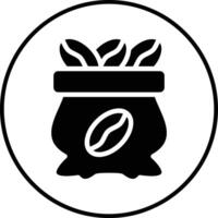 Kaffee Sack Vektor Symbol