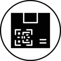 Paket qr Code Vektor Symbol