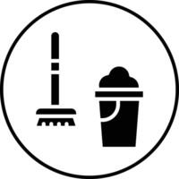 Mopp-Vektor-Symbol vektor