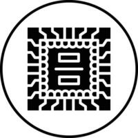 mikrochip vektor ikon