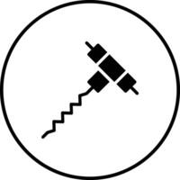 Korkenzieher-Vektorsymbol vektor