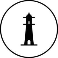 Leuchtturm-Vektor-Symbol vektor