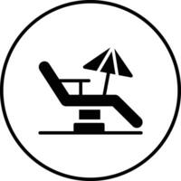 Salon Stuhl Vektor Symbol