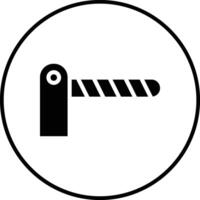 der Verkehr Barriere Vektor Symbol