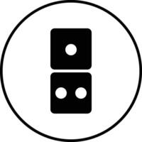 Domino-Vektor-Symbol vektor