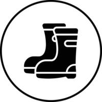 Landwirtschaft Stiefel Vektor Symbol