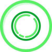 cirkel grön blanda ikon vektor