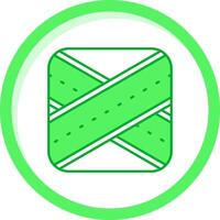 Überführung Grün mischen Symbol vektor