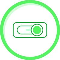 Schalter Grün mischen Symbol vektor