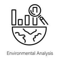 modisch Umwelt Analyse vektor