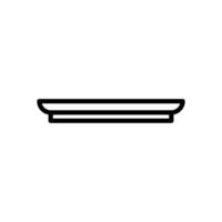 Untertasse Symbol Symbol Vektor Vorlage