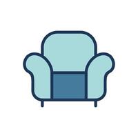 Sofa Symbol Symbol Vektor Vorlage