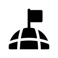 Globus Symbol. Vektor Glyphe Symbol zum Ihre Webseite, Handy, Mobiltelefon, Präsentation, und Logo Design.
