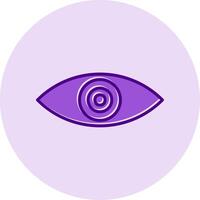 Auge vecto Symbol vektor