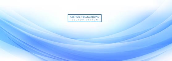 Abstrakt våg banner mall design vektor