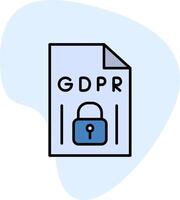 gdpr vecto Symbol vektor