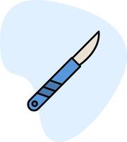 kirurgisk kniv Vecto ikon vektor