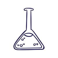 Vektor chemisch Tube Symbol Design Flüssigkeit Biologie Chemie Zeichen und Symbol