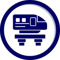 Einschienenbahn vecto Symbol vektor