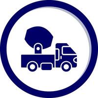 Zement LKW vecto Symbol vektor