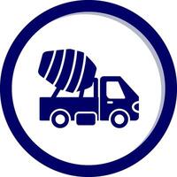 Zement LKW vecto Symbol vektor