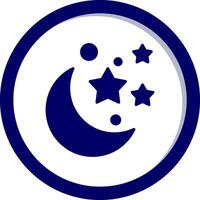 Mond und Sterne vecto Symbol vektor