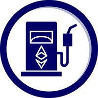 Gas Bahnhof vecto Symbol vektor