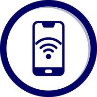 Smartphone W-lan vecto Symbol vektor