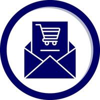 Einkaufen Email vecto Symbol vektor