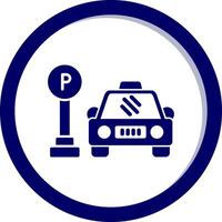 Parkplatz vecto Symbol vektor