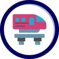 Einschienenbahn vecto Symbol vektor